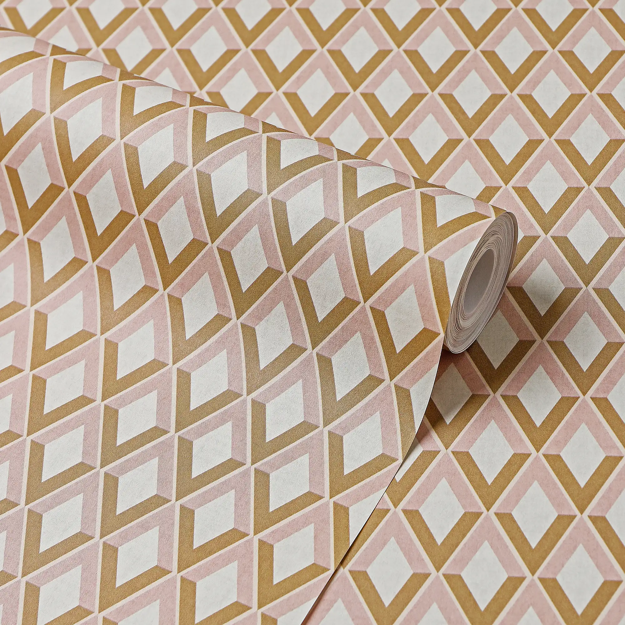 Abstract Chevrons Wallpaper in Warm Tones - Image 4