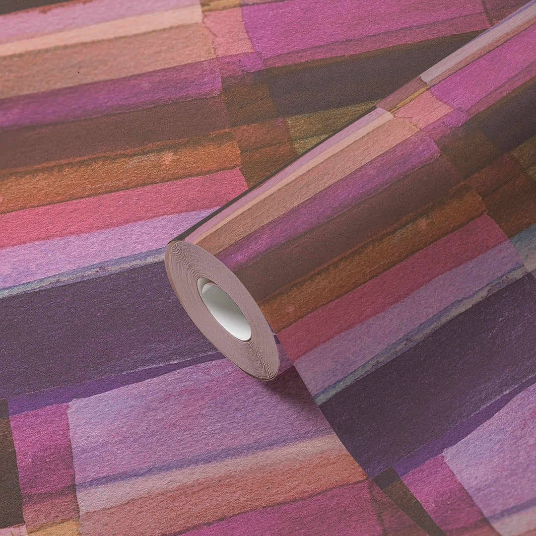Abstract Visions Wallpaper in Purple Hues - Image 3