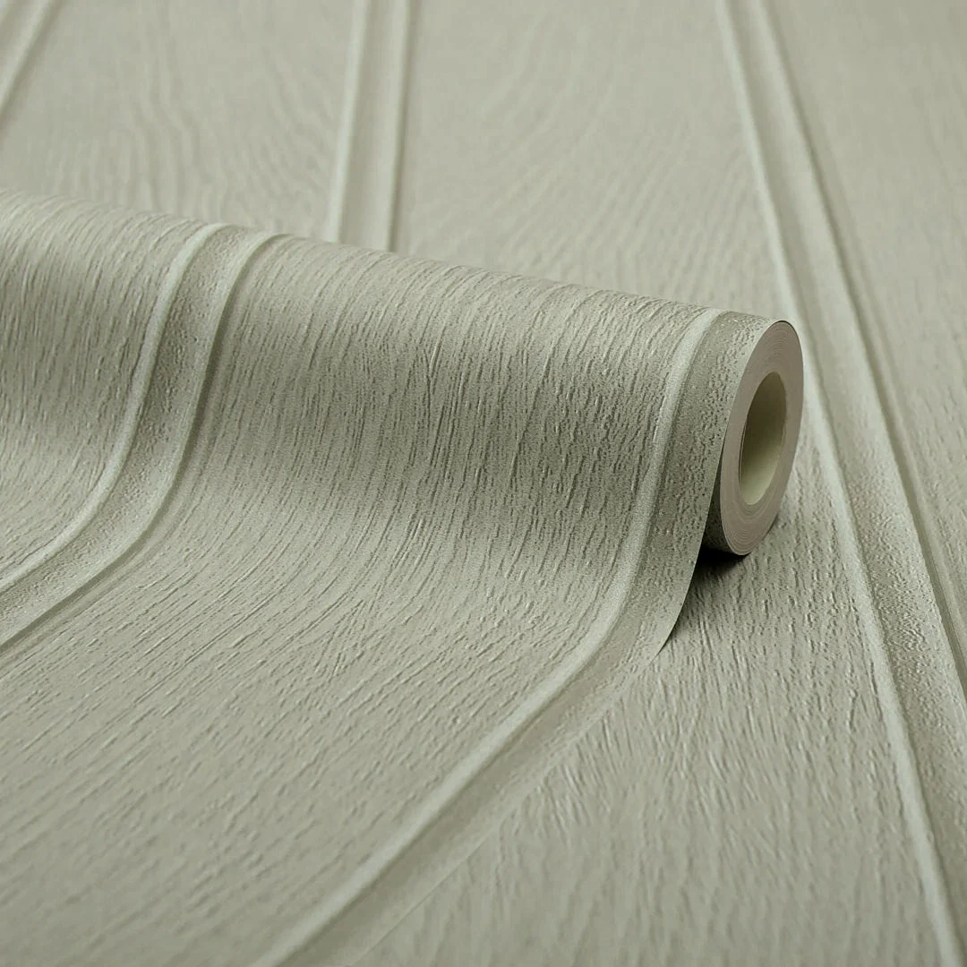 Beadboard Panel Wallpaper in Sage - Image 4