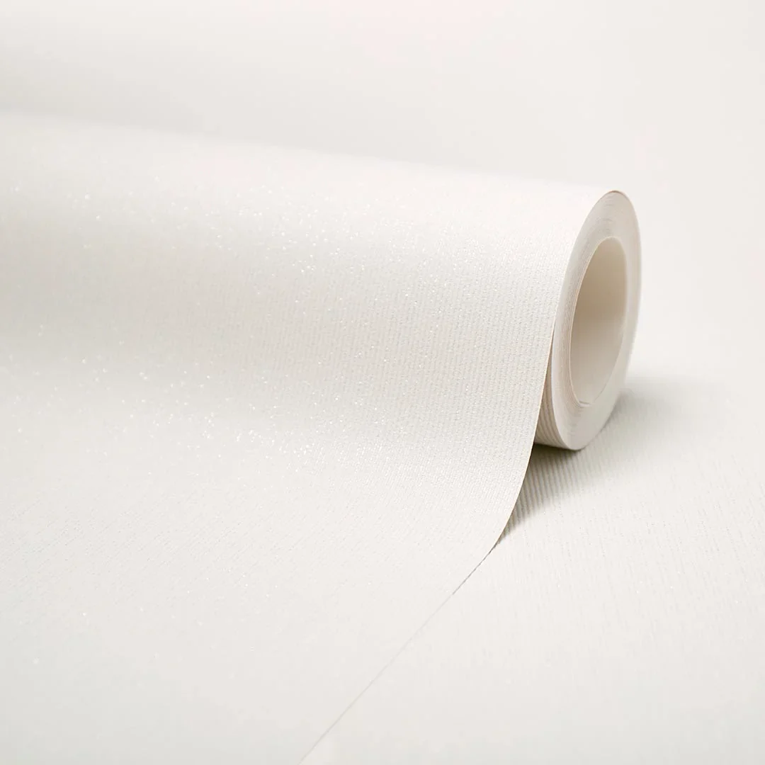 Camden Plain Wallpaper in Neutral and Gold - Image 4
