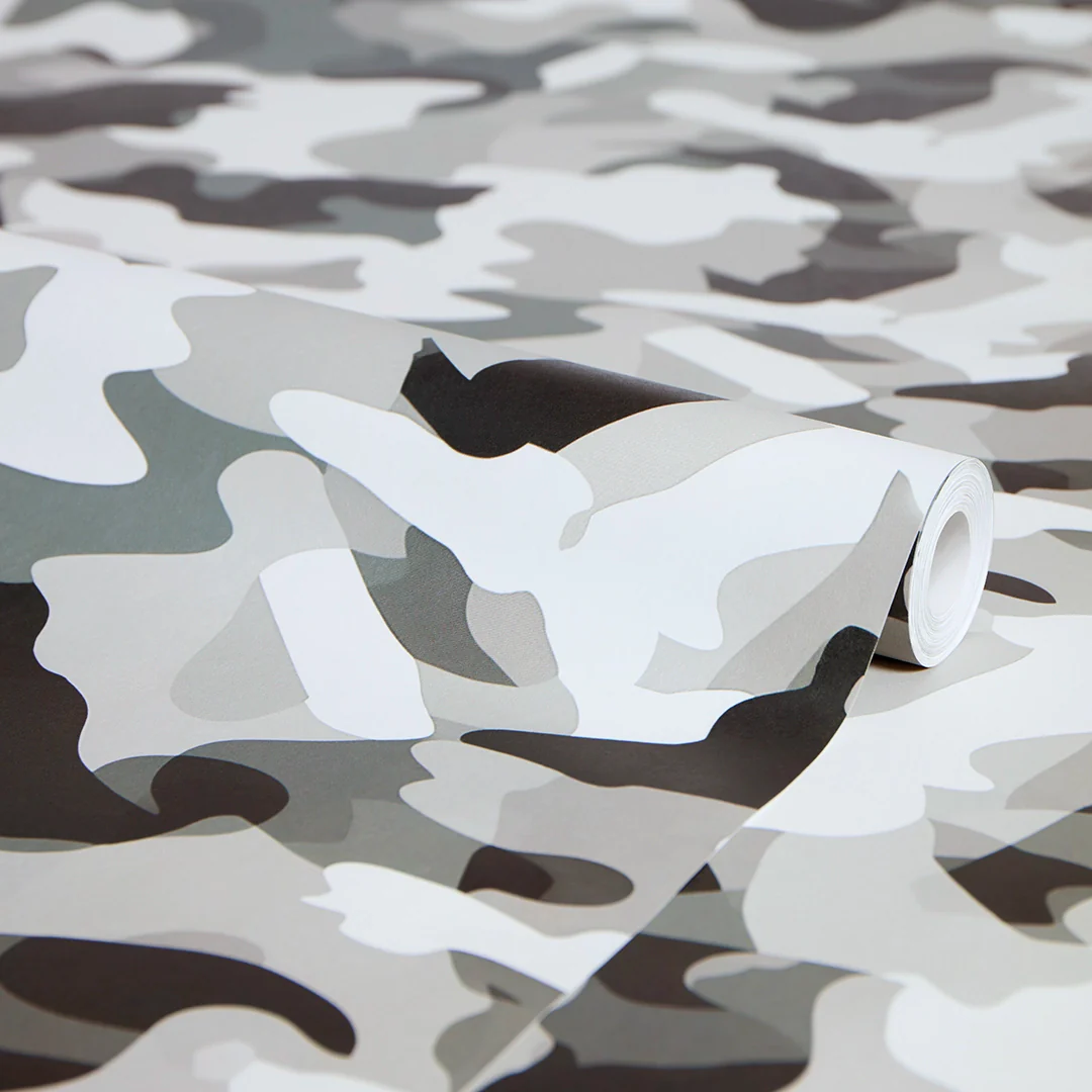 Camouflage Wallpaper in Arctic - Image 4