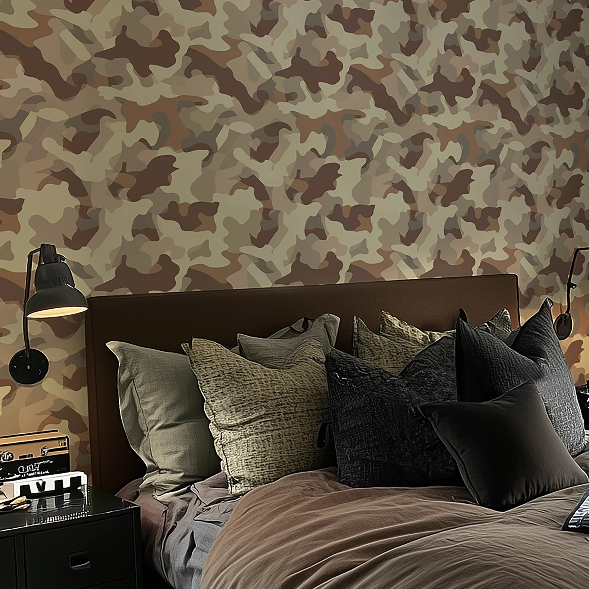 Camouflage Wallpaper in Desert - Image 3