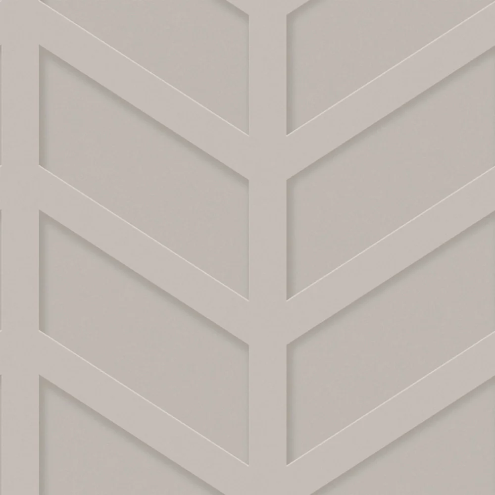 Chevron Panel Wallpaper in Natural