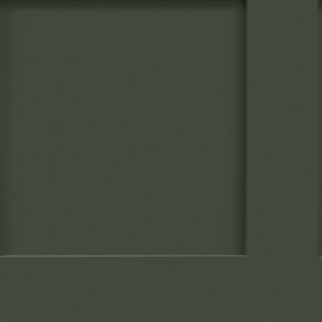 Contemporary Wood Panel Wallpaper in Olive Green - Image 2