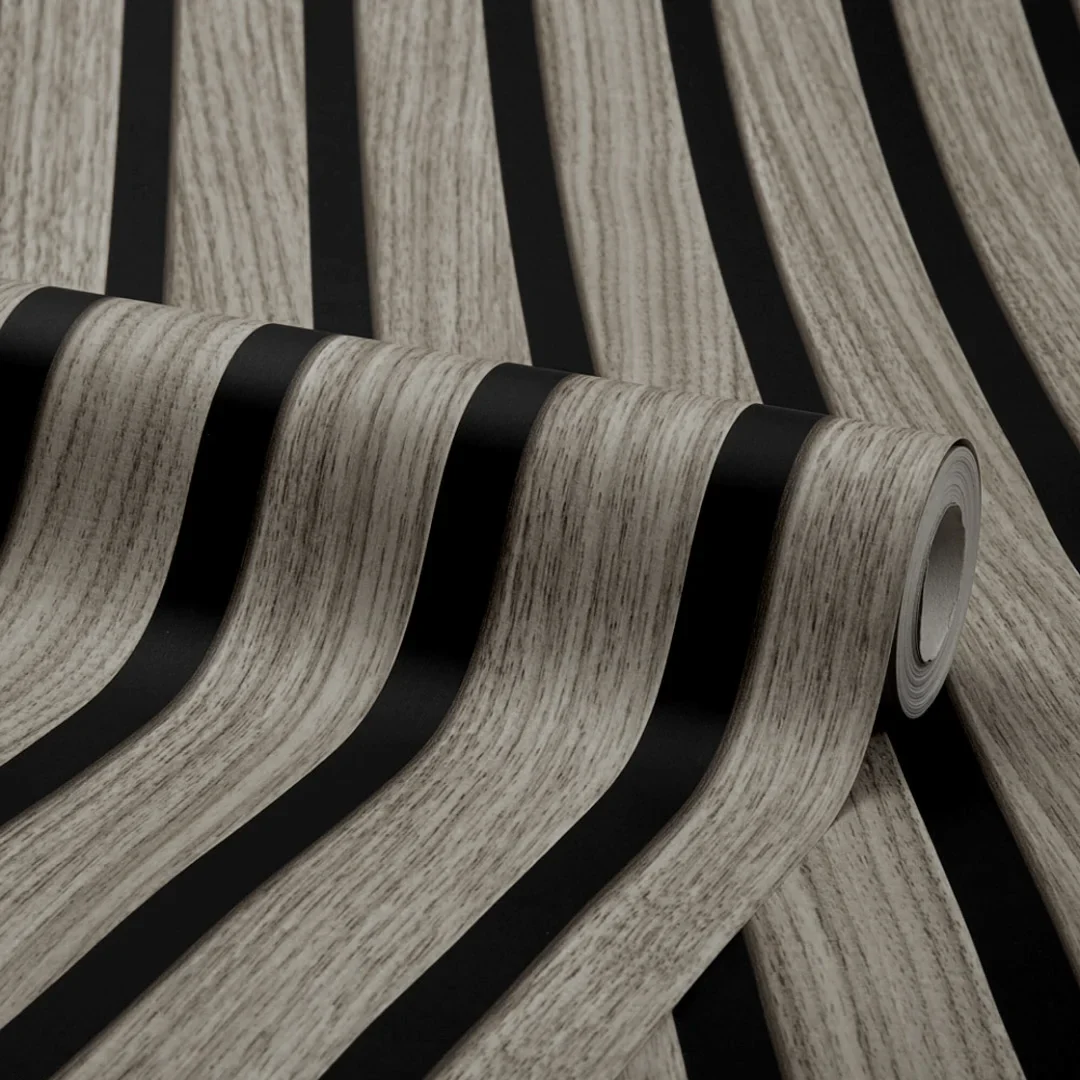 Contemporary Wood Slat Weathered Oak - Image 4