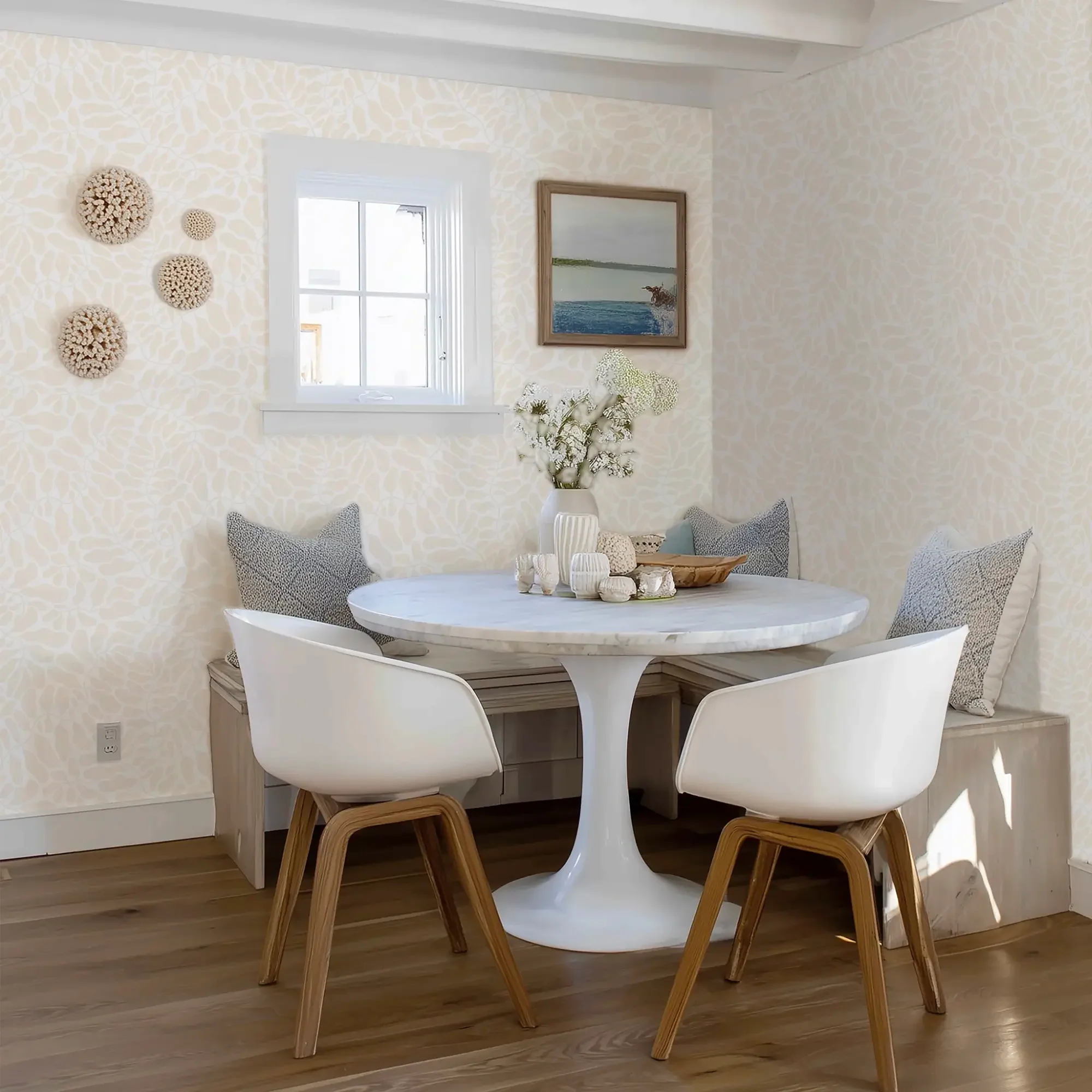Coral Reef Wallpaper in Ivory - Image 3