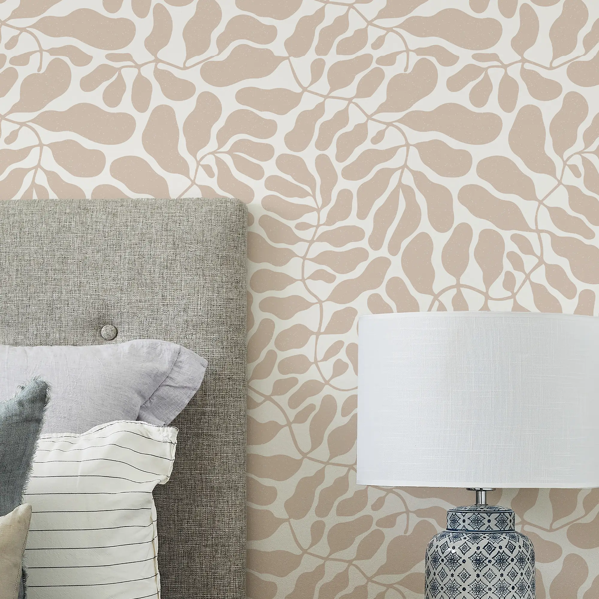 Coral Reef Wallpaper in Light Terracotta - Image 3
