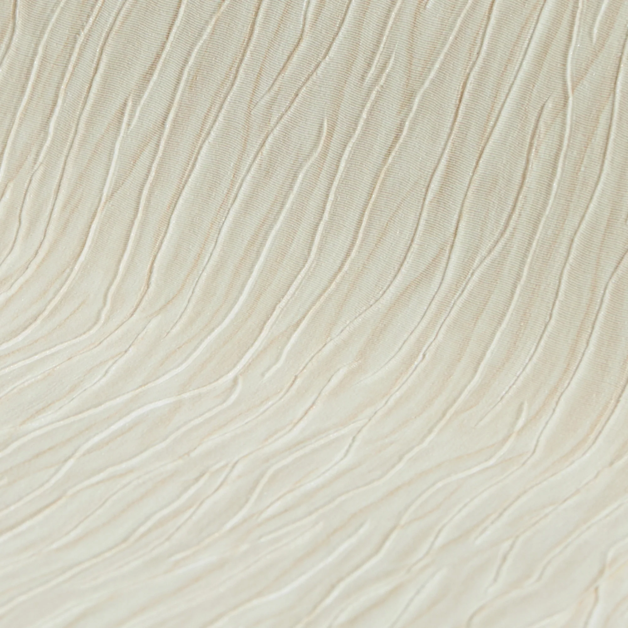 Crushed Silk Wallpaper in Cream - Image 5