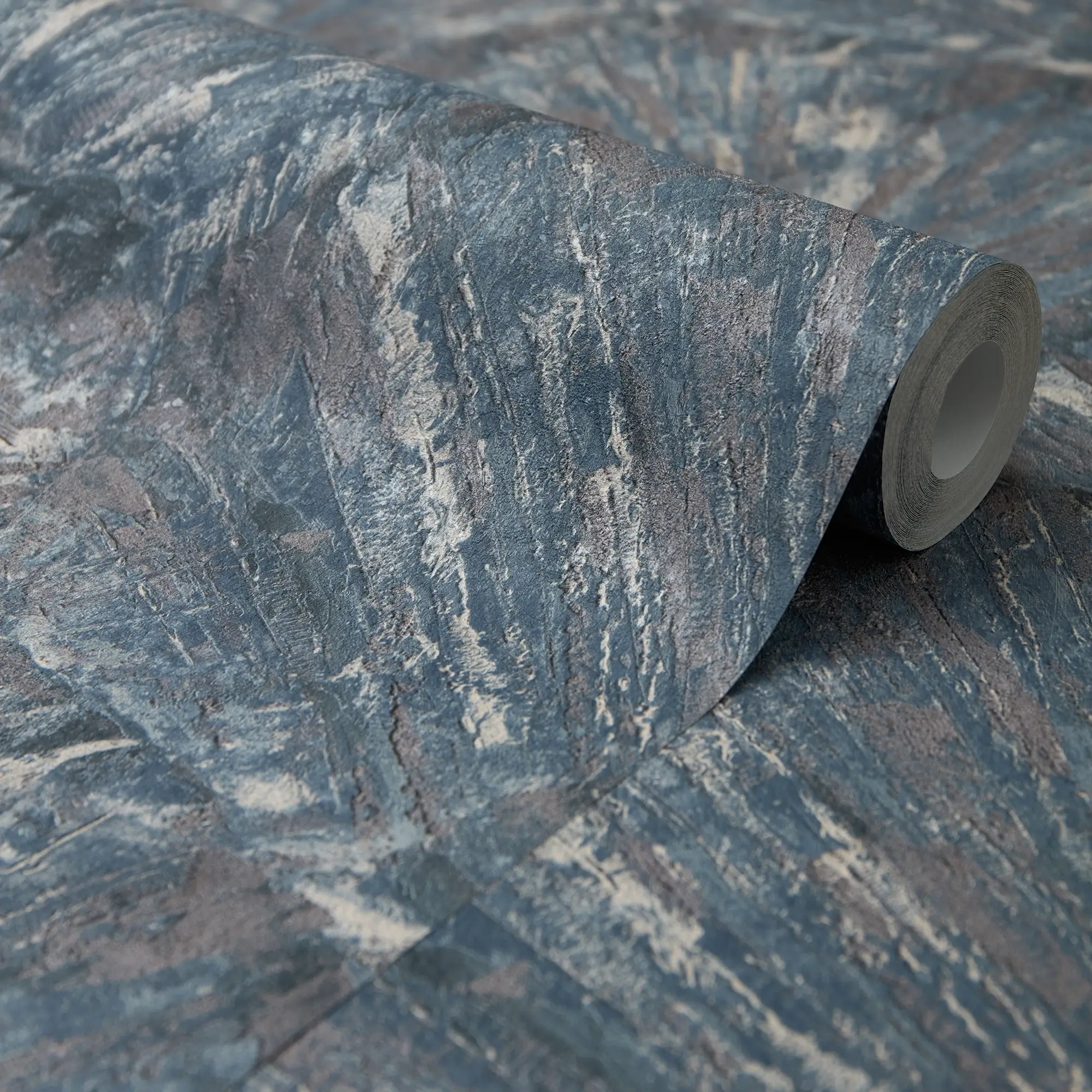 Curated Shell Wallpaper in Blue Tones - Image 3