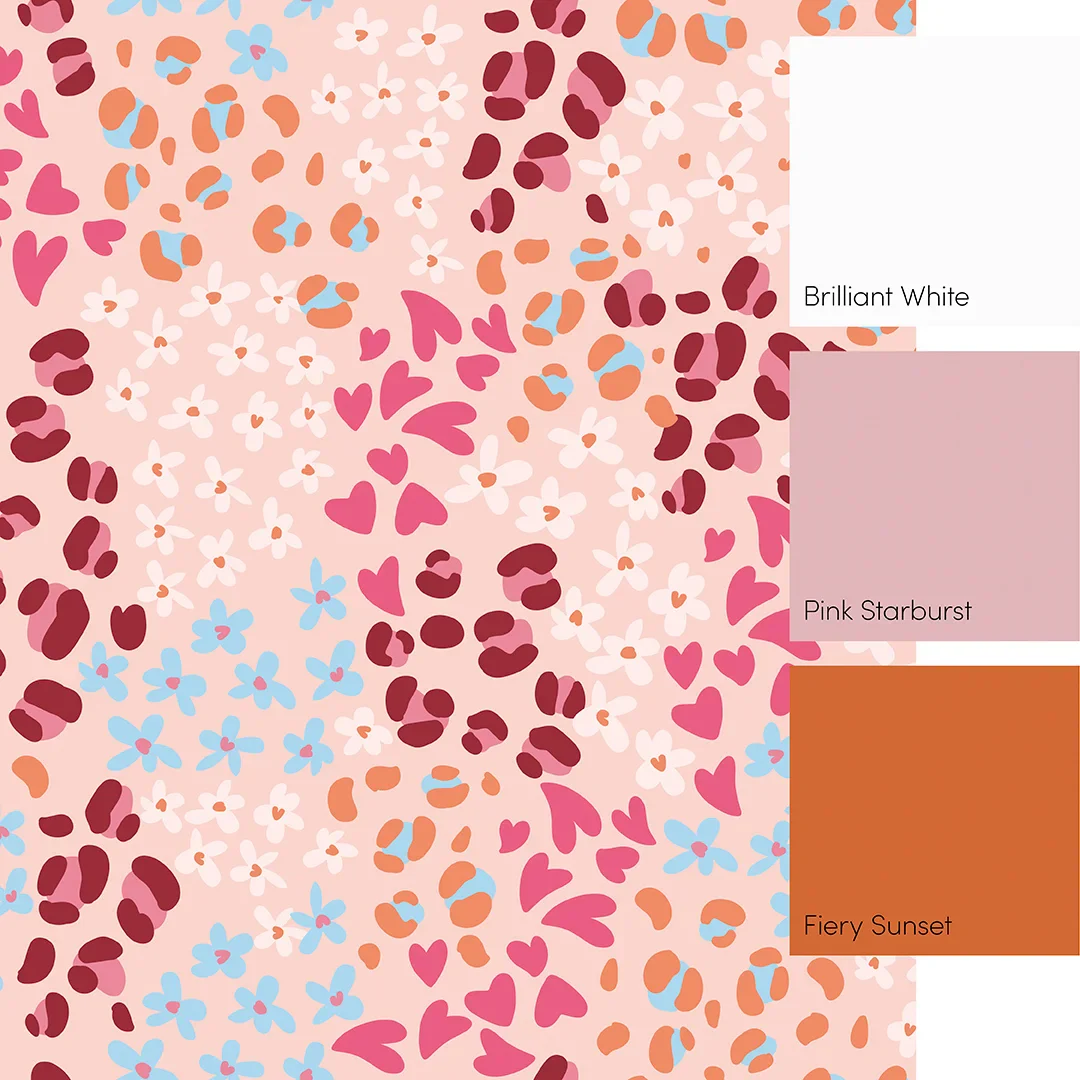 Dainty Doodles Full Wall Mural in Multicoloured - Image 4