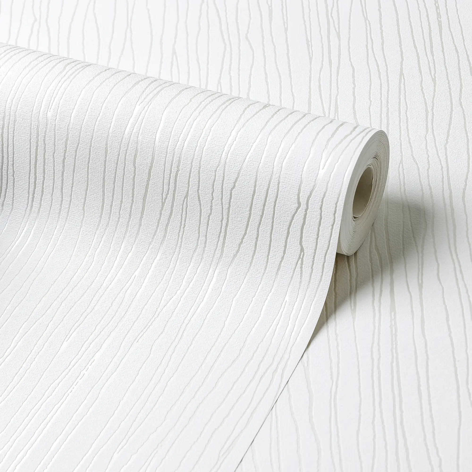 Elena Wallpaper in Ivory with Gold Metallic - Image 4