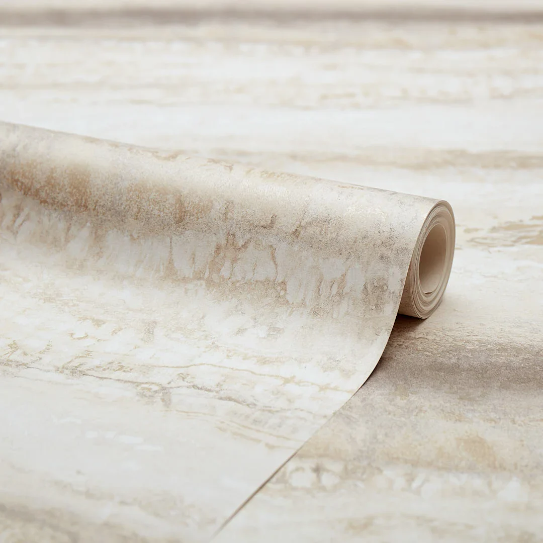 Elissia Marble Wallpaper in Cream - Image 4