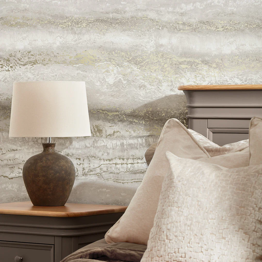Elissia Marble Wallpaper in Natural - Image 3