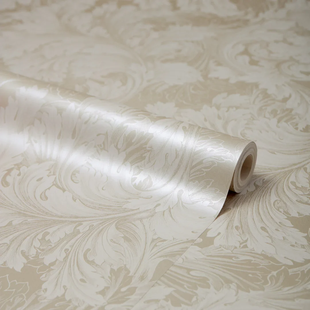Eternal Leaf Wallpaper in Taupe and Cream - Image 4