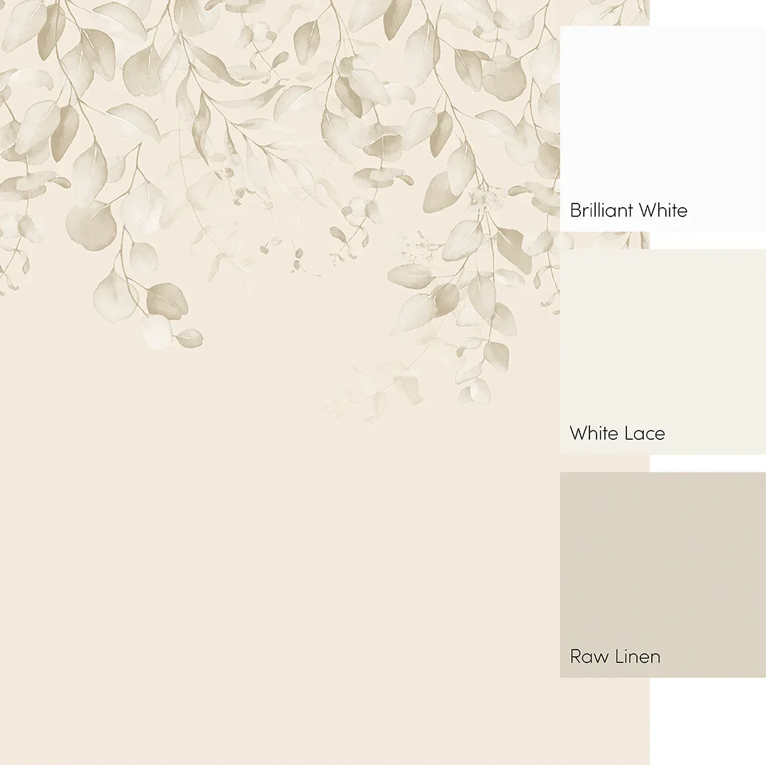 Eucalyptus Cascade Full Wall Mural in Sandstone - Image 4