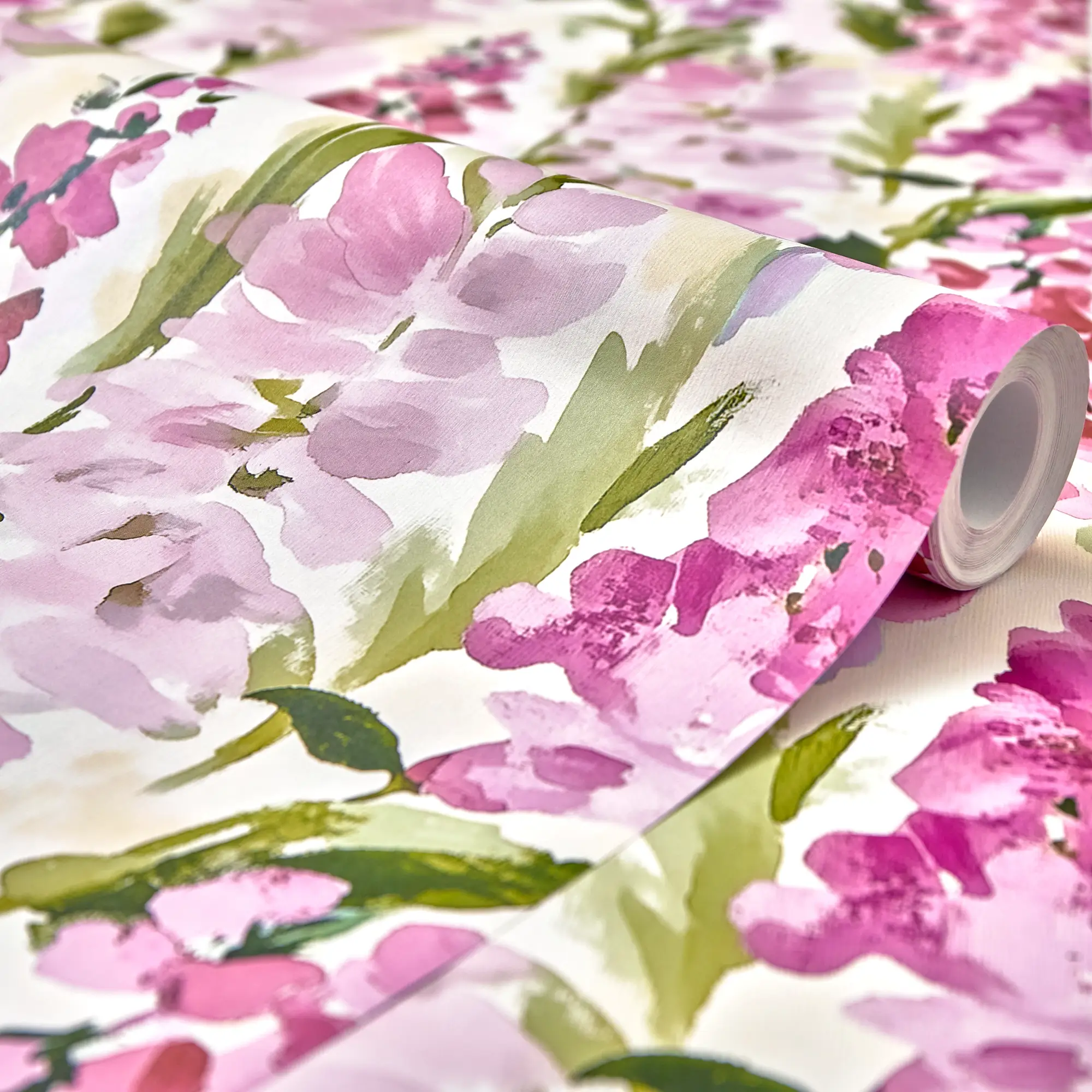 Foxglove Folly Wallpaper in Pinks - Image 4