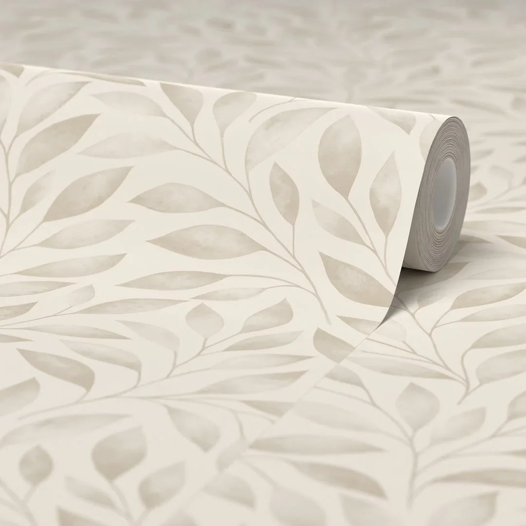 Gentle Vines Wallpaper in Sandstone - Image 4