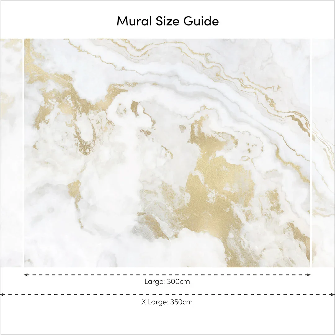 Golden Agate Marble Full Wall Mural in Natural with Gold Effect - Image 3