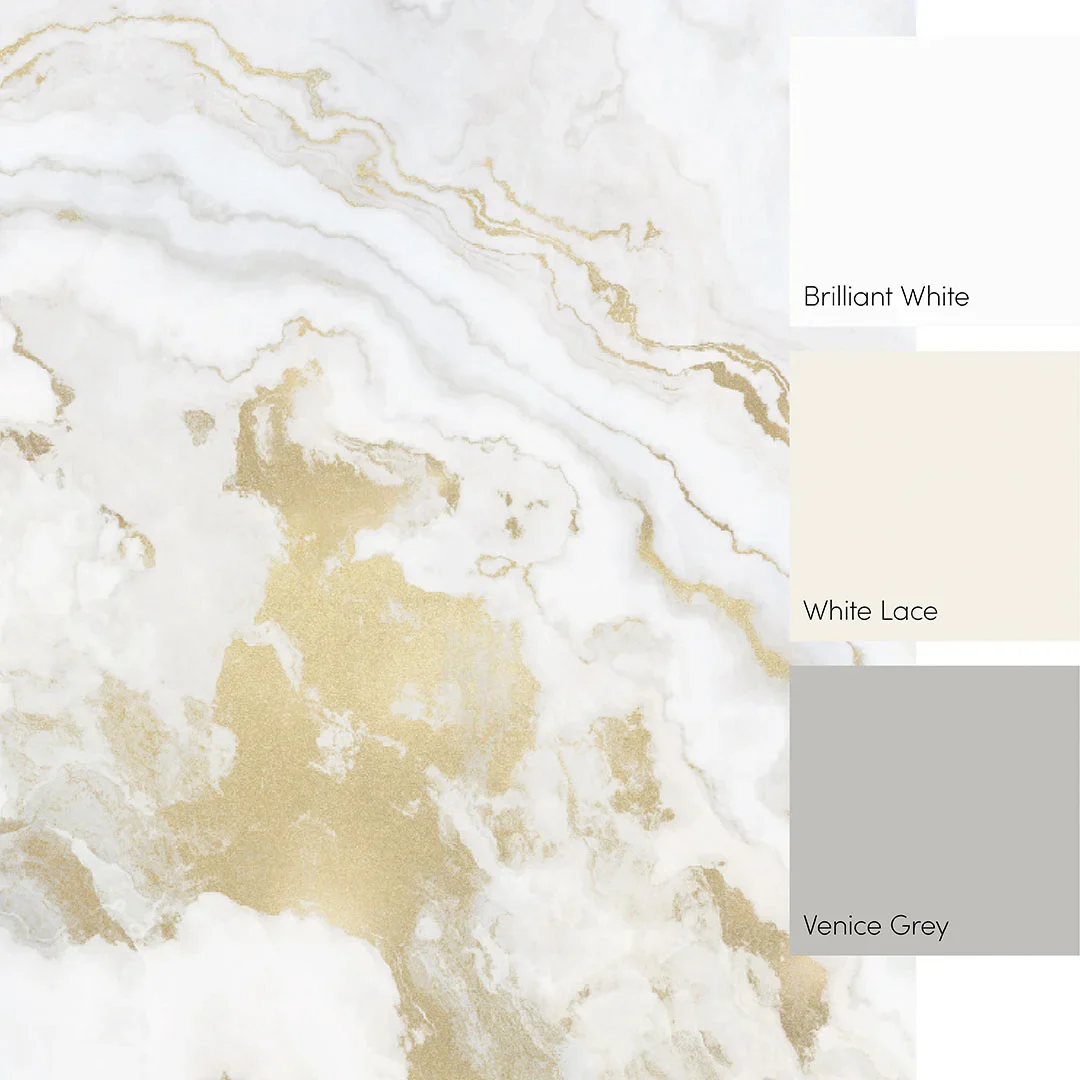 Golden Agate Marble Full Wall Mural in Natural with Gold Effect - Image 4