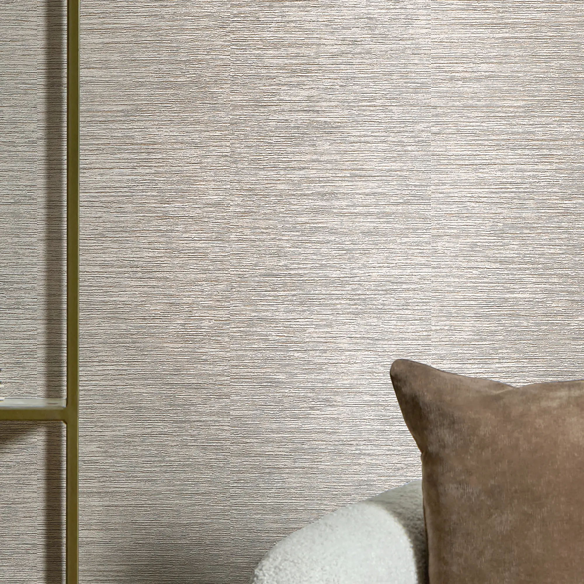 Golden Contours Wallpaper in Sand - Image 3