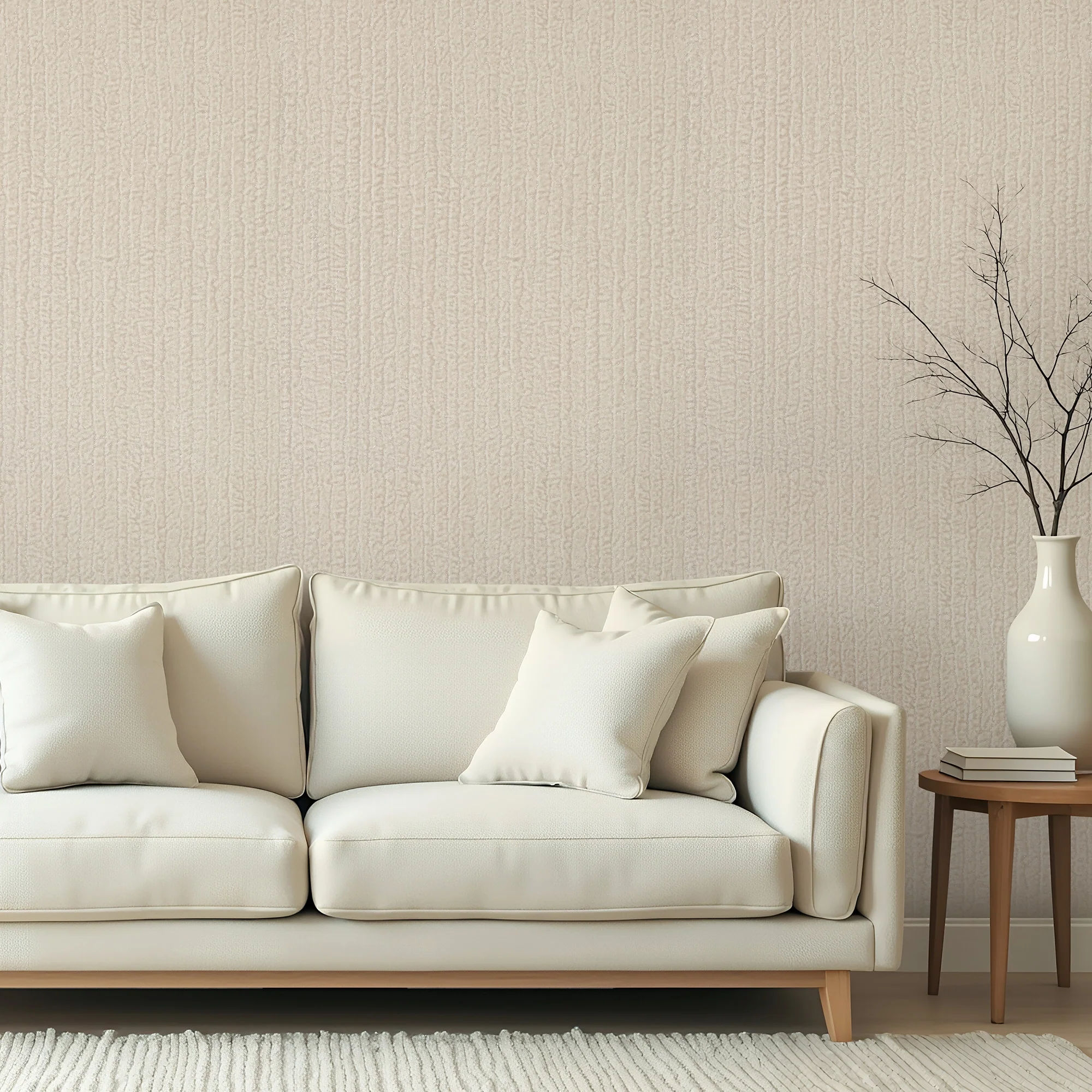 Haptic Metallic Wallpaper in Stone - Image 3