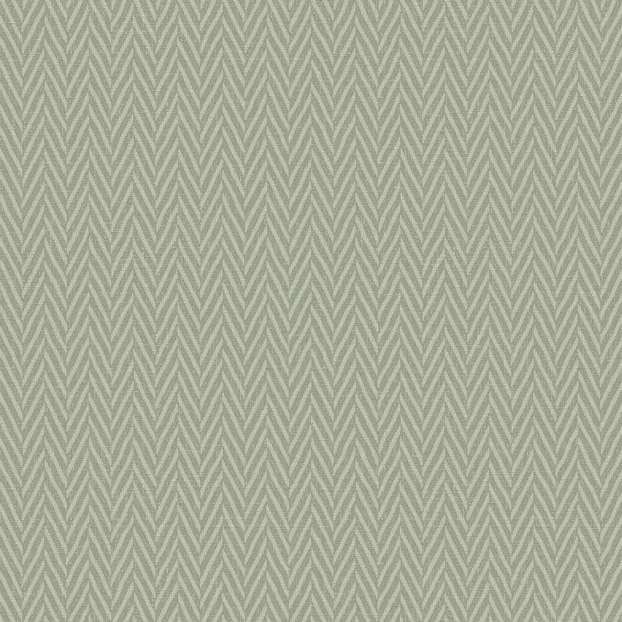 Herringbone Wallpaper in Sage