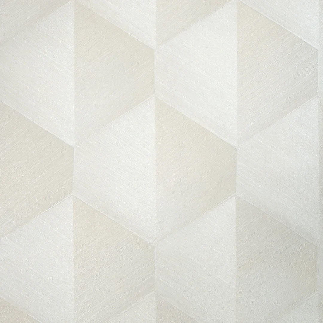 Hex Wallpaper in Ivory