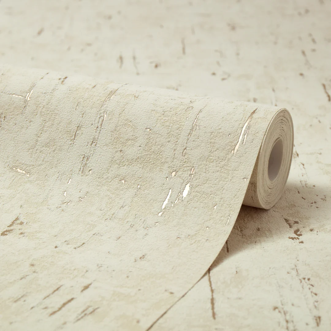 Howson Wallpaper in Ivory and Gold - Image 4
