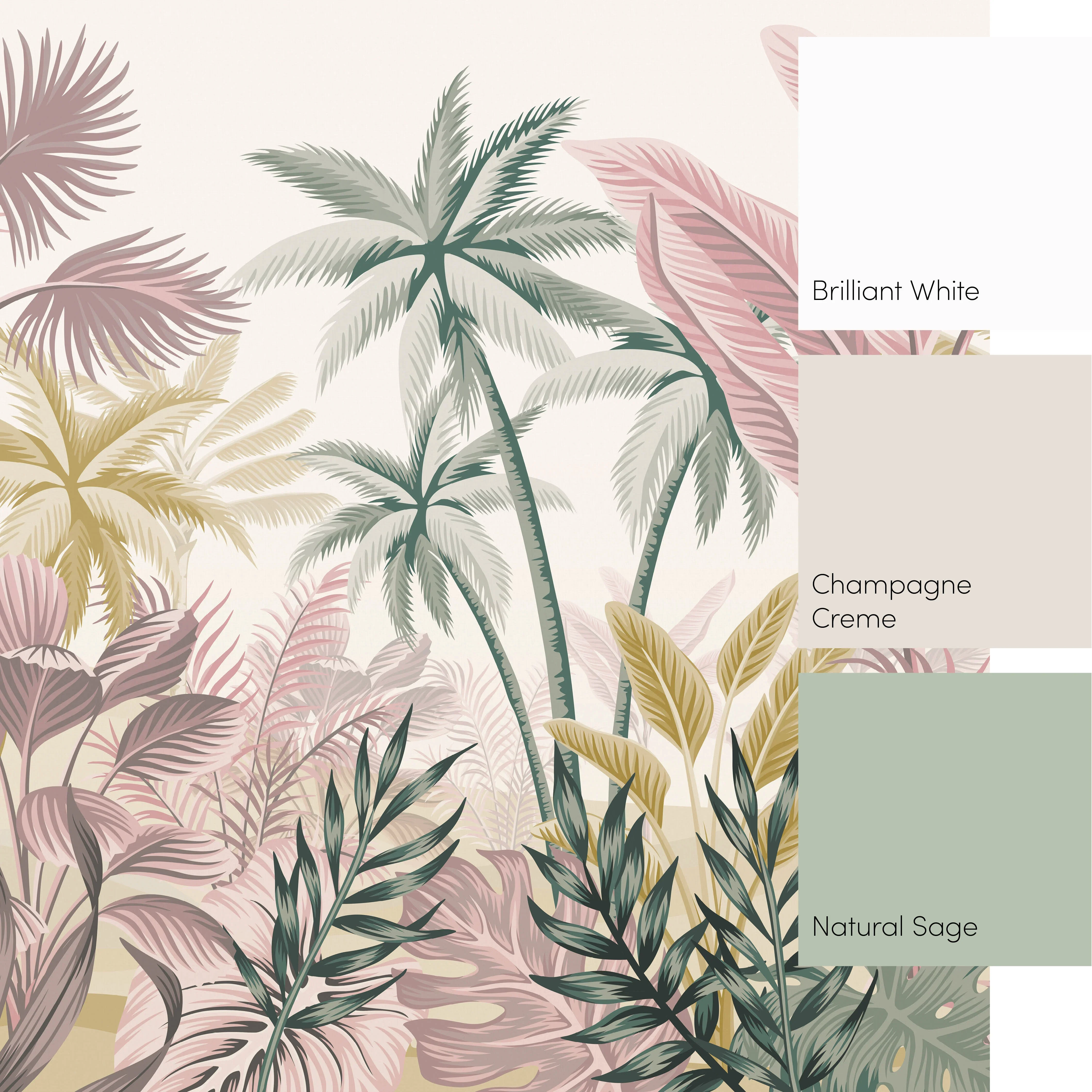 Jungle Escape Full Wall Mural in Multicoloured - Image 3