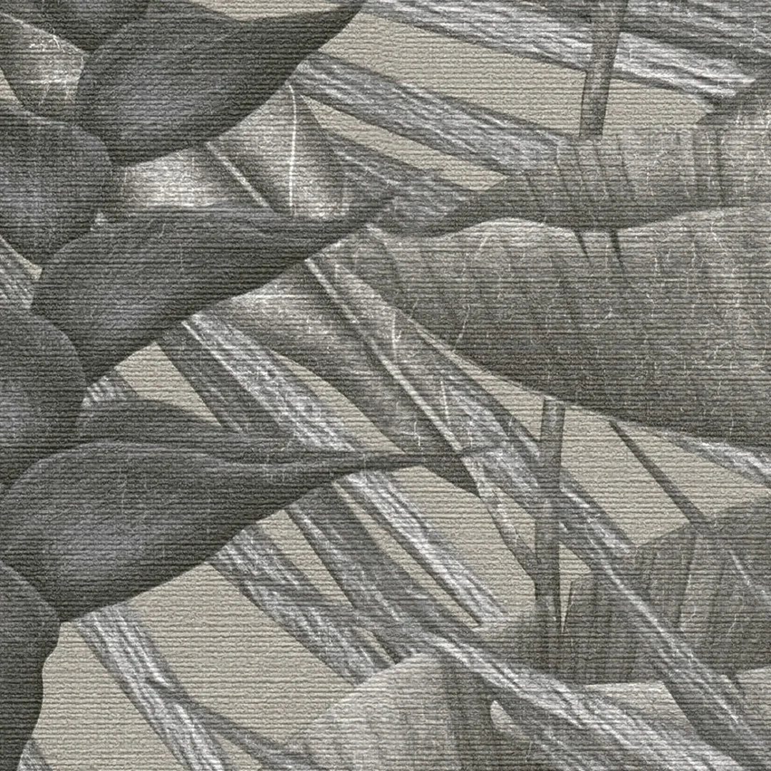Jungle Luxe Wallpaper in Monochrome - Image 3