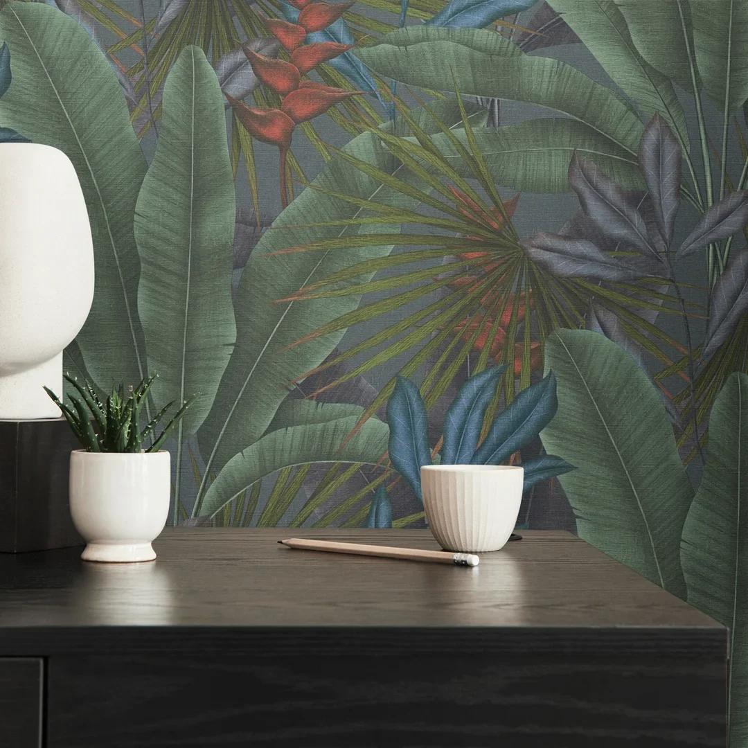 Jungle Luxe Wallpaper in Multicolour - Image 2