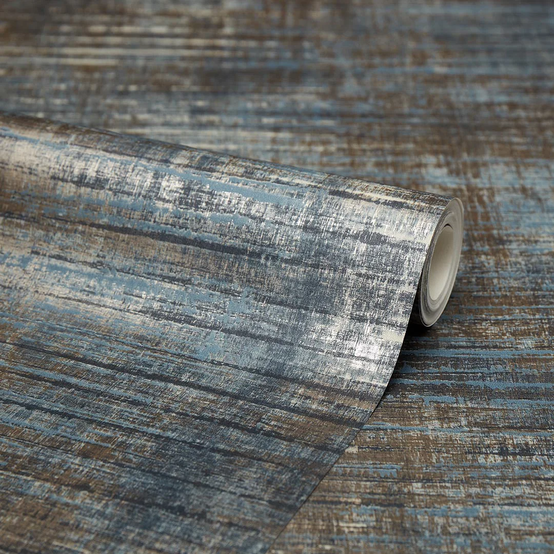 Midtown Wallpaper in Blue - Image 4