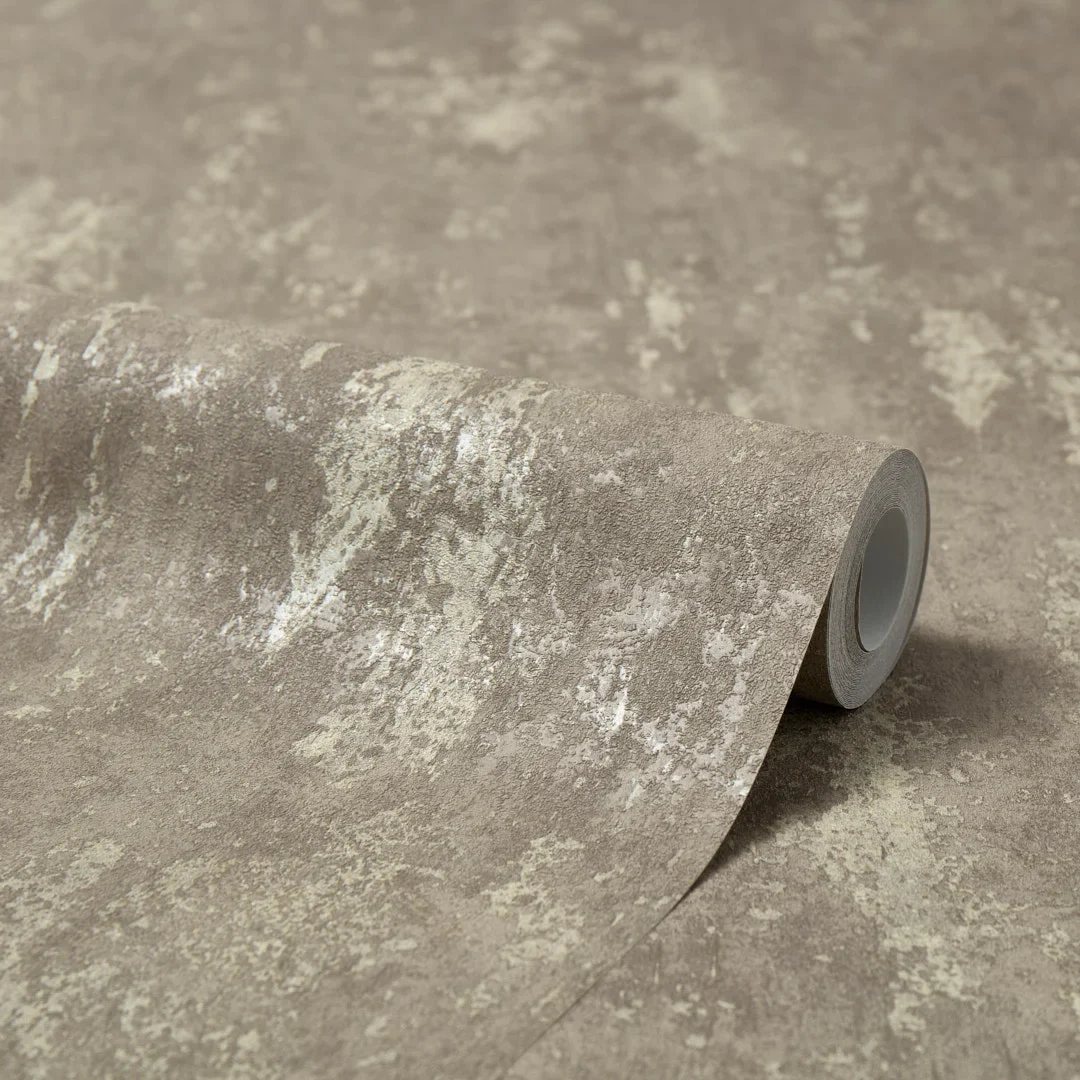 Milan II Wallpaper in Taupe and Beige - Image 4