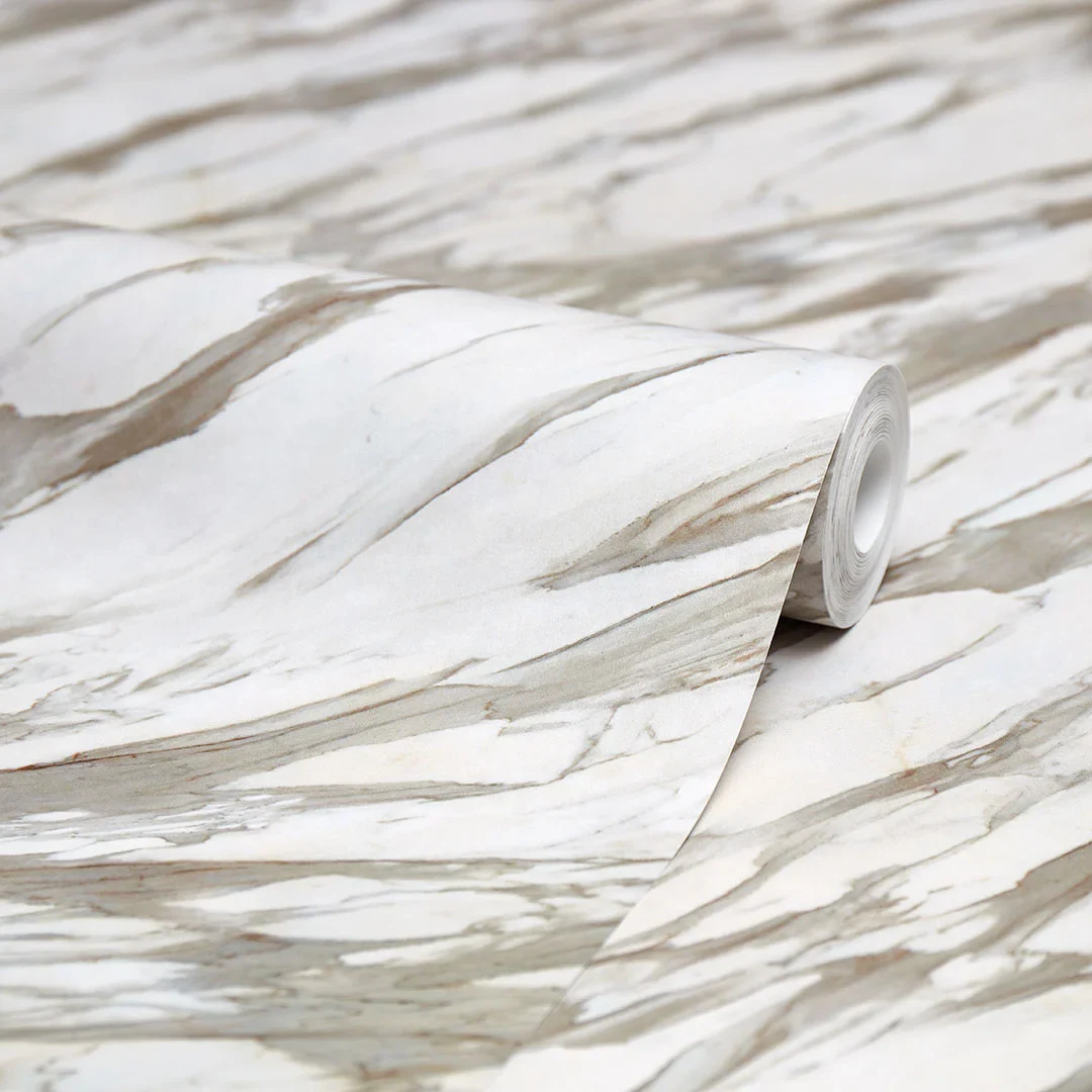Modern Marble Wallpaper in shades of Cream - Image 4