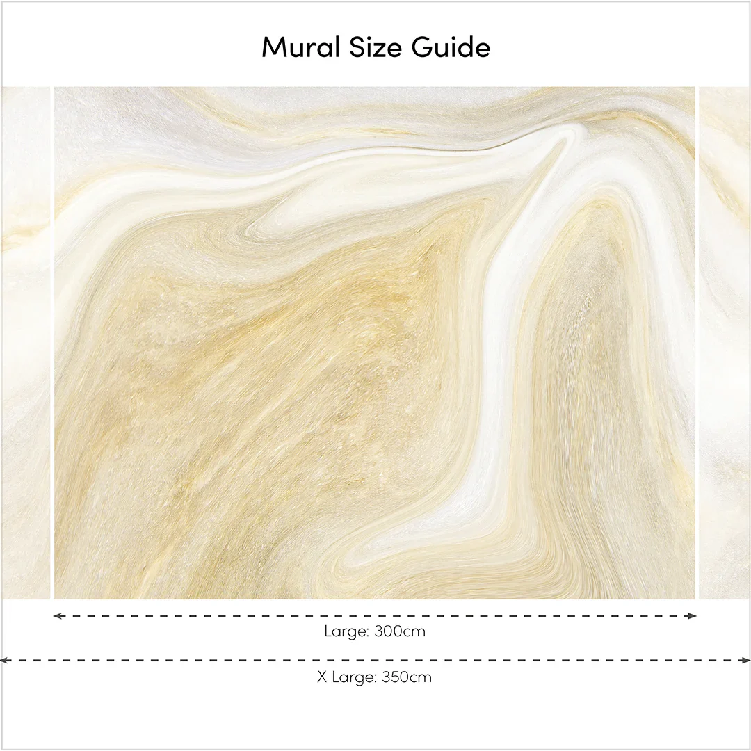 Moscato Full Wall Mural in Gold Tones - Image 4