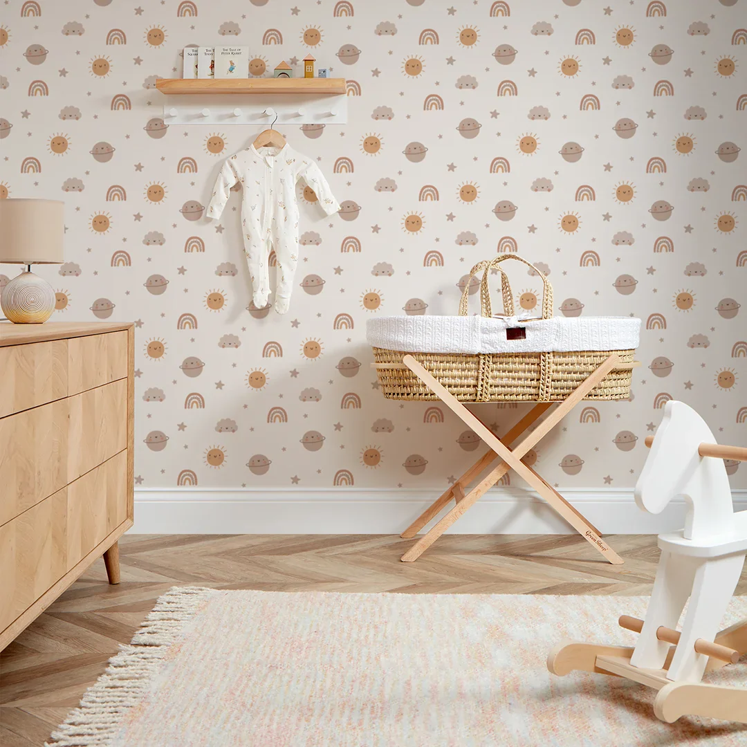 My Sun and Stars Wallpaper in Neutrals - Image 2