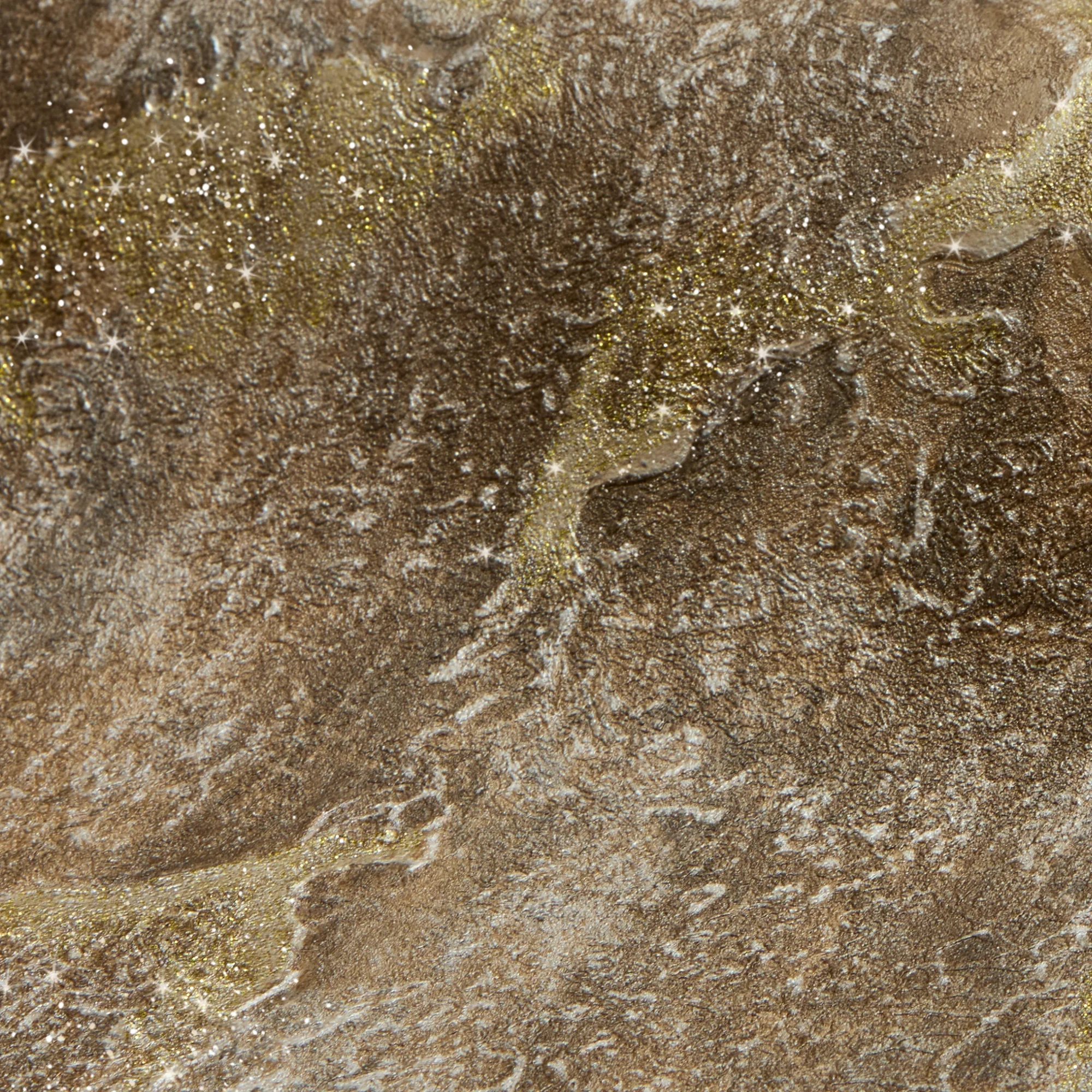 Nador Wallpaper in Brown, Mocha and Gold Glitter - Image 3