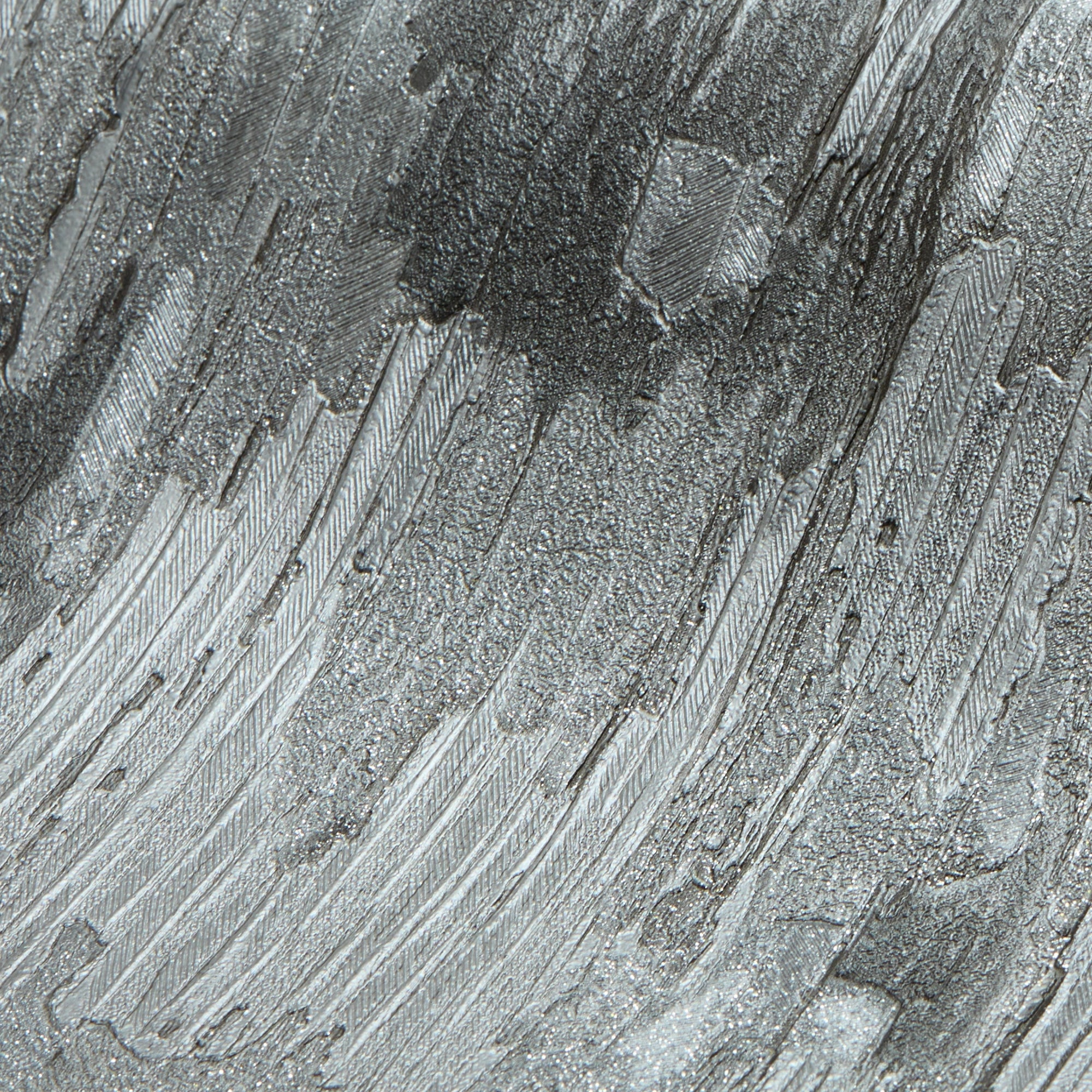 Novara Wallpaper in Dark Grey and Silver Glitter - Image 3