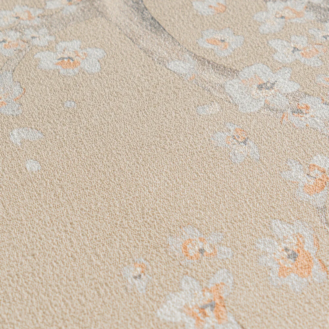 Oriental Blossom Wallpaper in Sand - Image 3