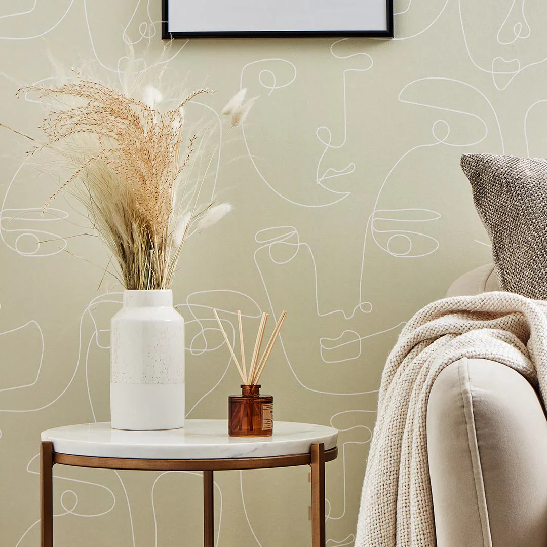 Pablo Wallpaper in Stone - Image 3