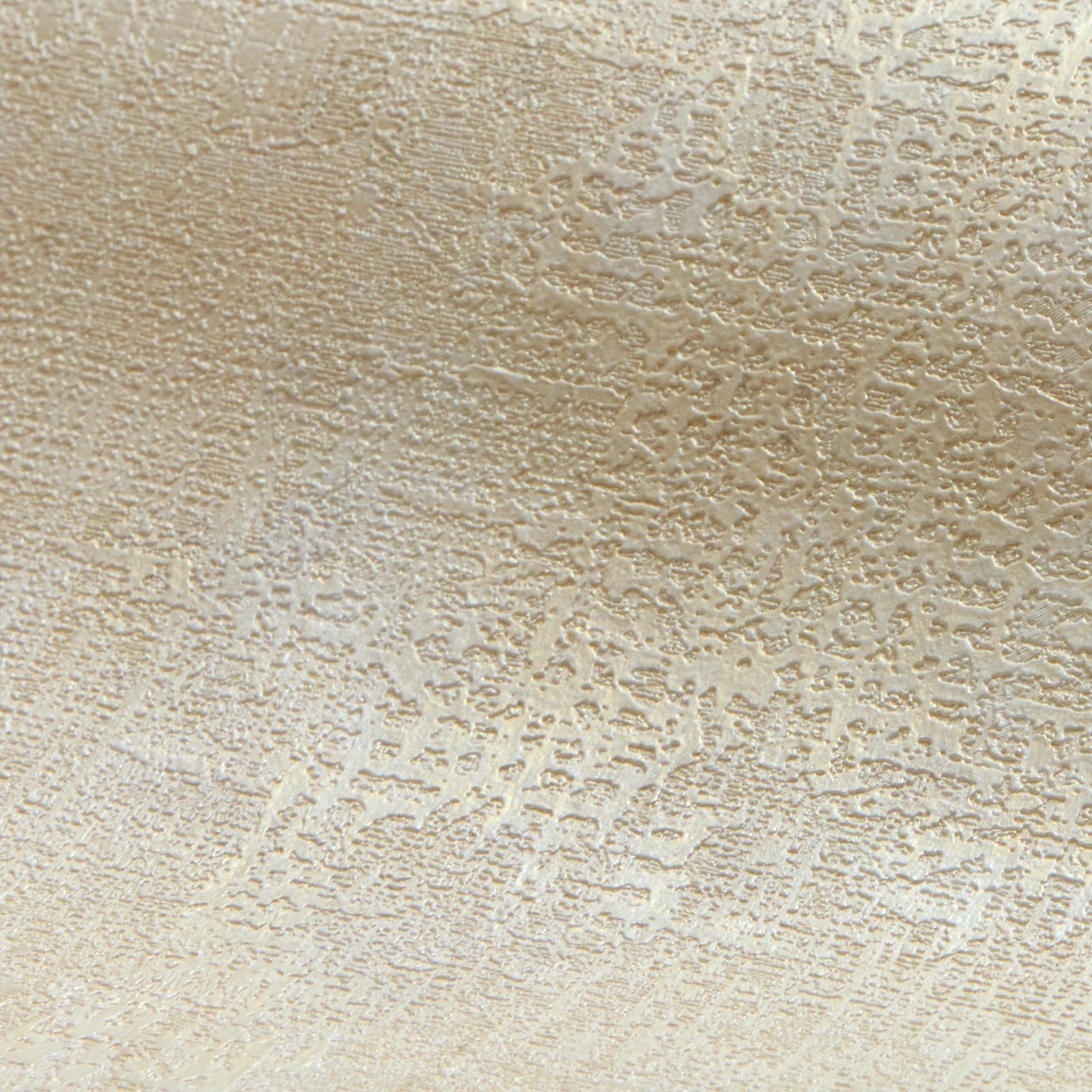 Padua Wallpaper in Cream Metallic on Light Grey - Image 3