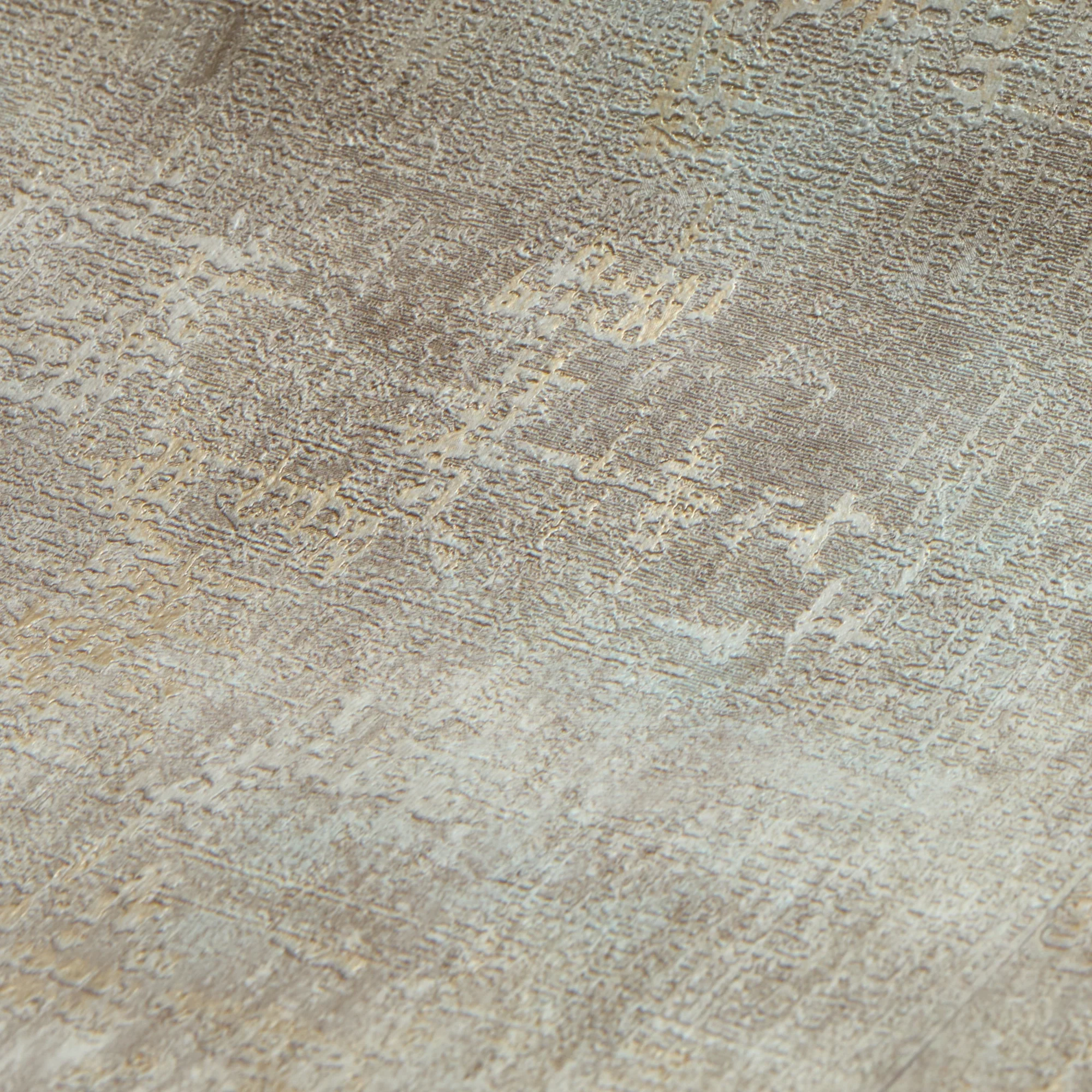 Padua Wallpaper in Latte Metallic on Latte - Image 3