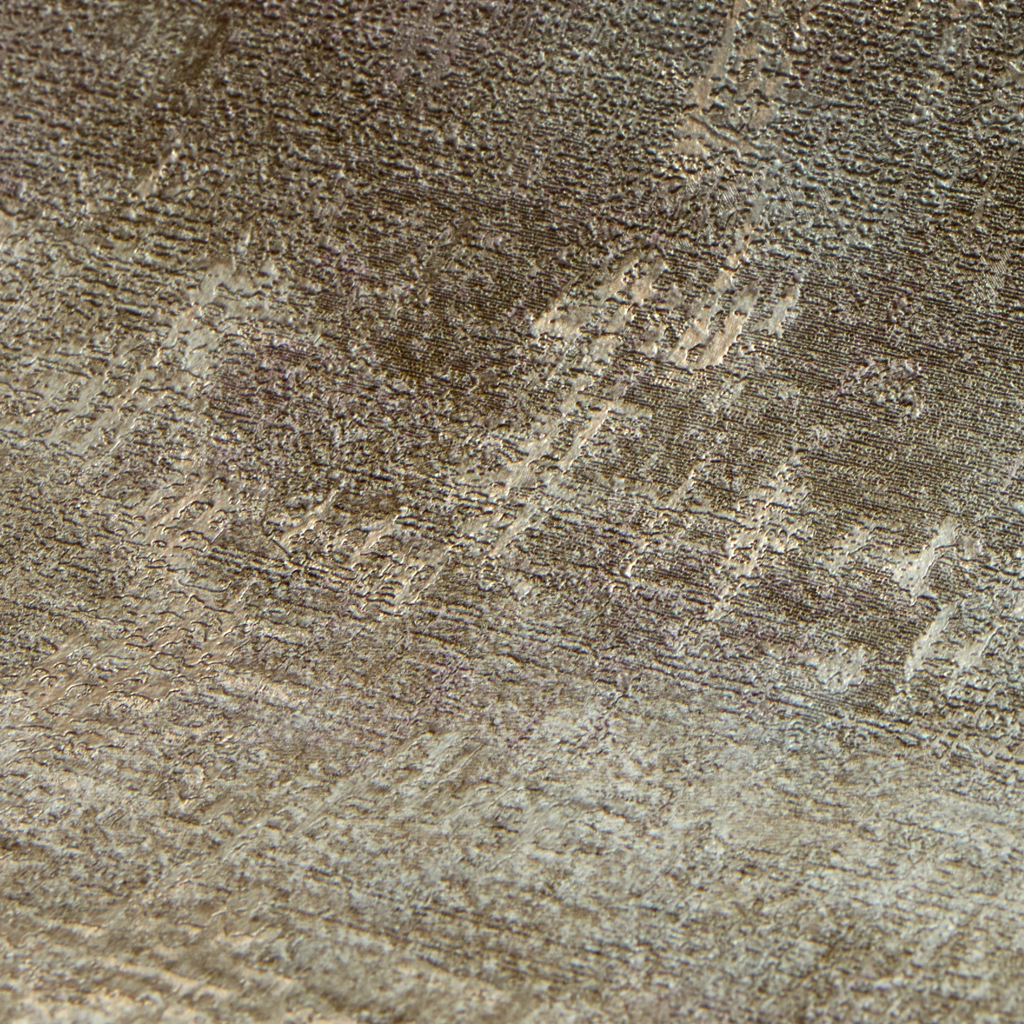 Padua Wallpaper in Mocha Metallic on Mocha - Image 5