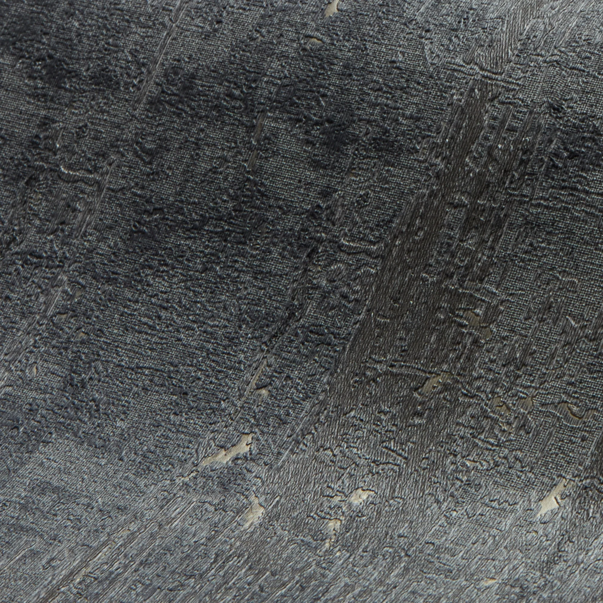 Palermo Wallpaper in Gold Metallic on Bluey Grey - Image 3