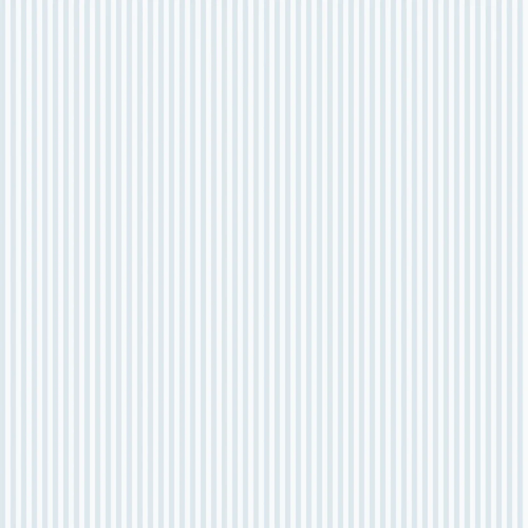 Pin Stripe Wallpaper in Soft Blue