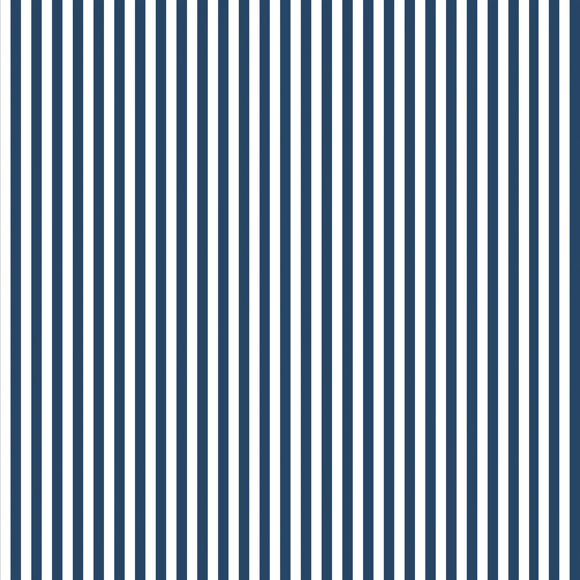 Pinstripe Wallpaper in Navy