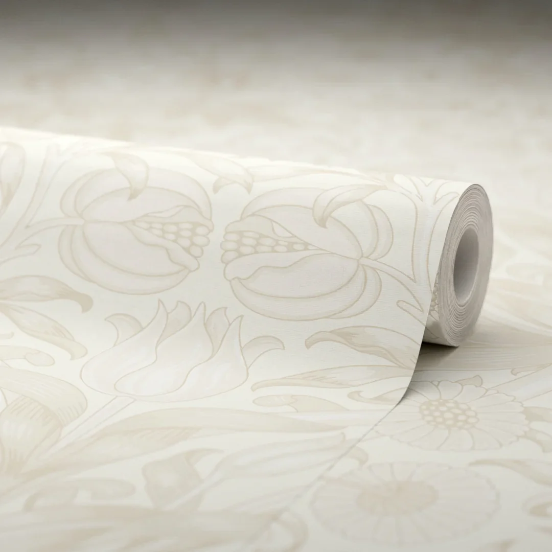 Pomegranate Grove Wallpaper in Soft Cream - Image 4
