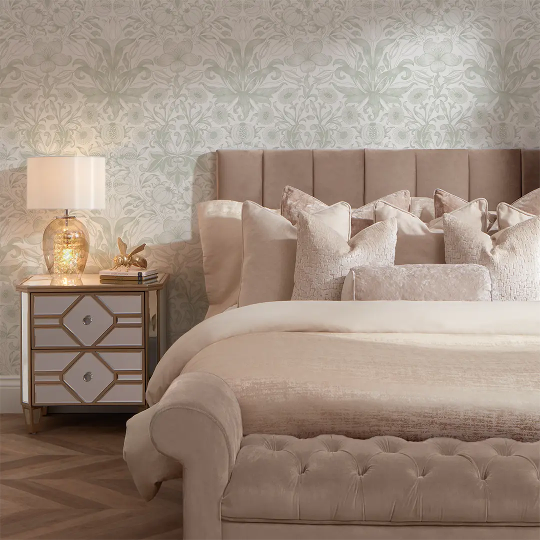 Pomegranate Grove Wallpaper in Soft Sage - Image 2