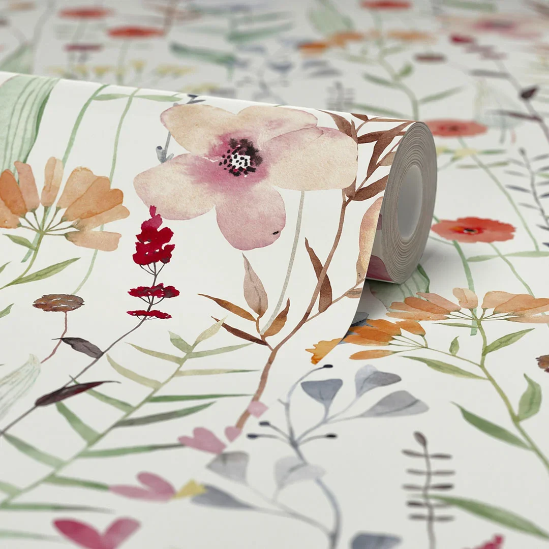 Pretty Flowers Wallpaper in Multicoloured - Image 4