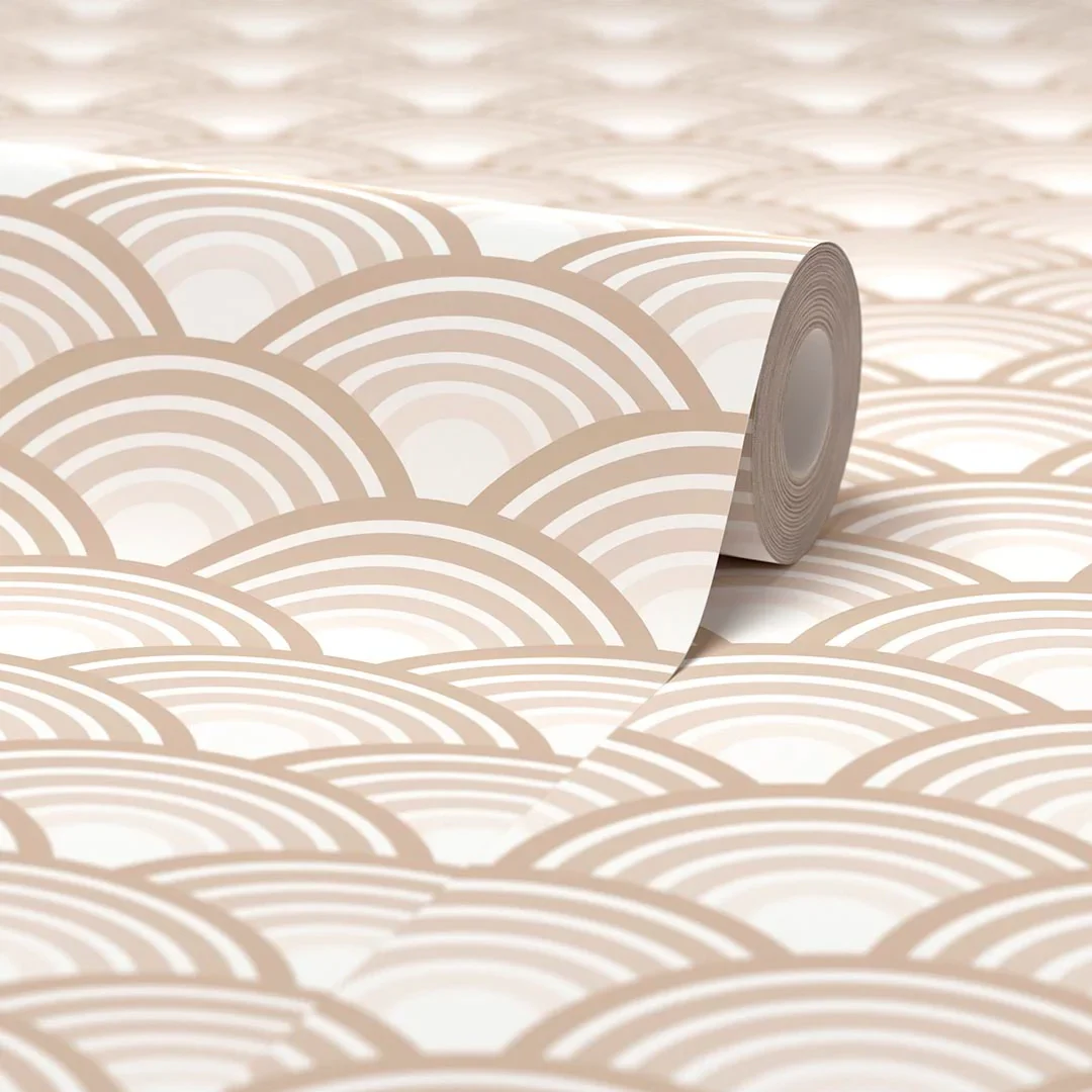 Rainbow Magic Wallpaper in Beige - Image 4